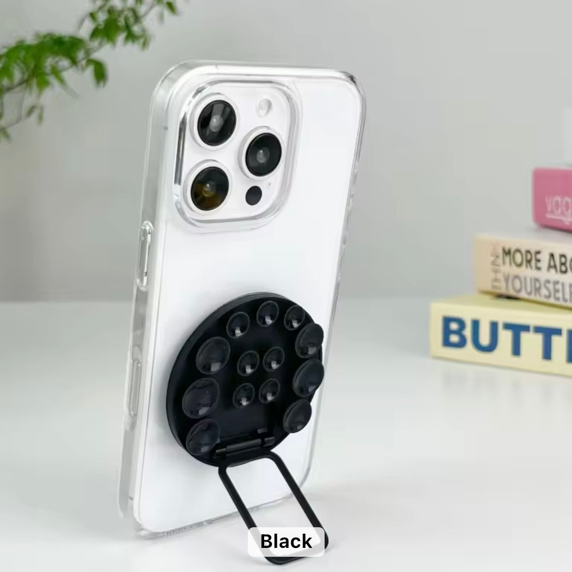 Round Stickr Phone Stand