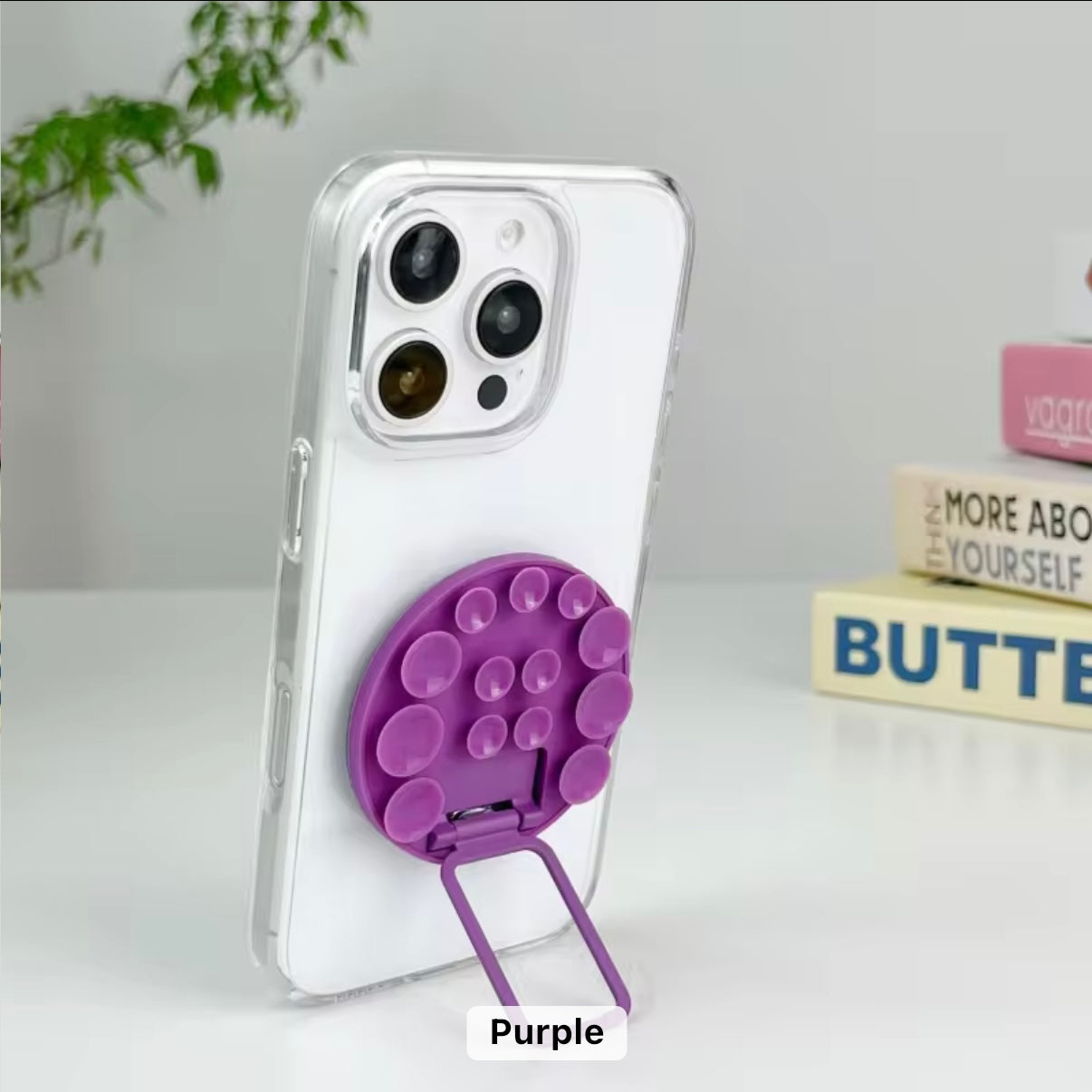 Round Stickr Phone Stand