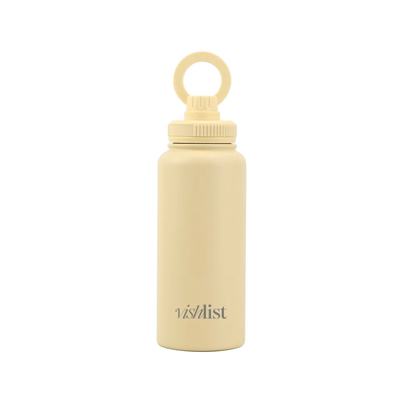 Water Bottle Magnet Lid 1000ml 32 OZ Magnetic Phone Holder
