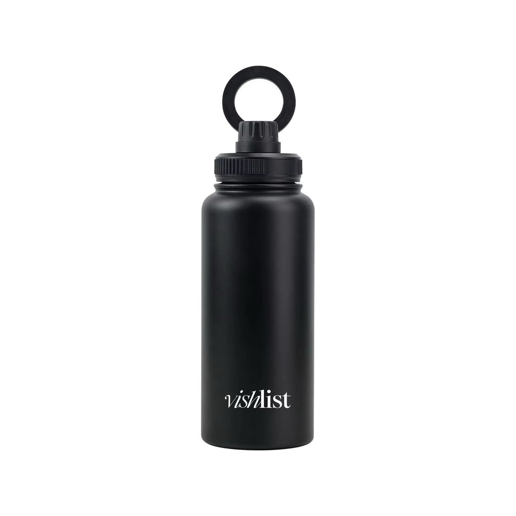 Water Bottle Magnet Lid 1000ml 32 OZ Magnetic Phone Holder