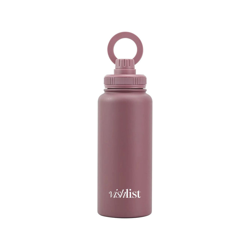 Water Bottle Magnet Lid 1000ml 32 OZ Magnetic Phone Holder